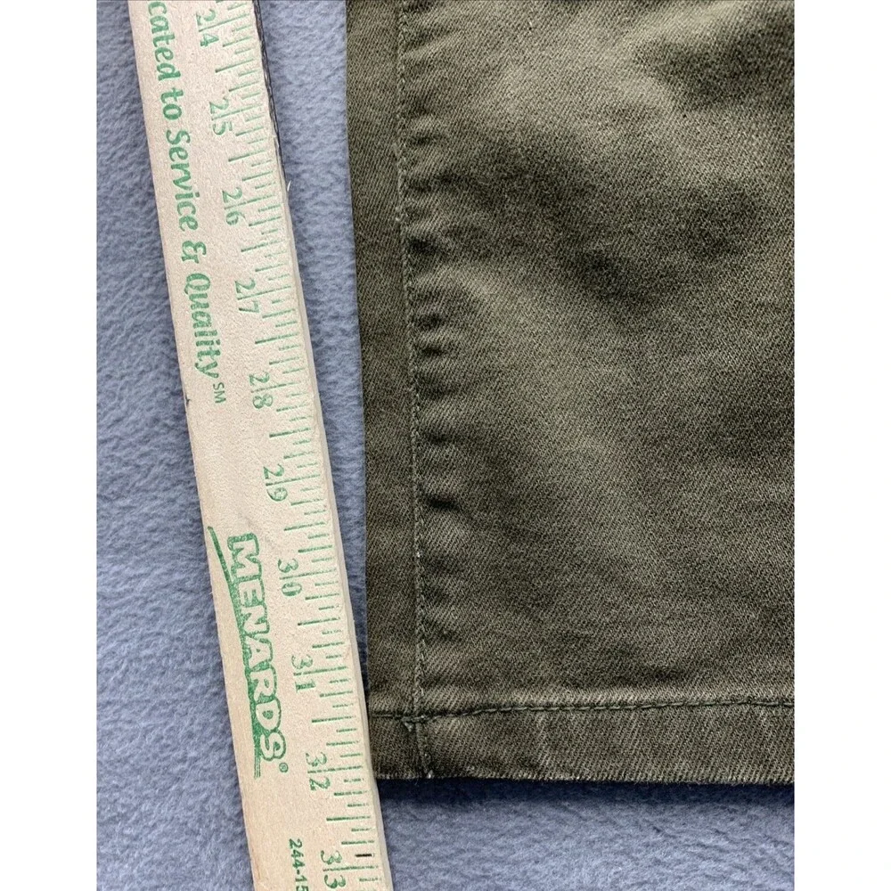 Arketype Denim Jeans Men's Destroyed Hip Hop Street Green Size 38X34